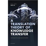 A Translation Theory of Knowledge Transfer Learning Across Organizational Borders
