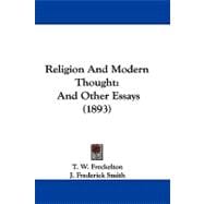 Religion and Modern Thought : And Other Essays (1893)