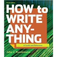 How to Write Anything