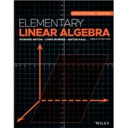 Elementary Linear Algebra, Applications Version