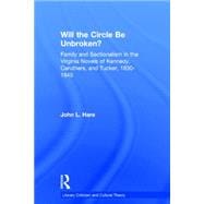 Will the Circle Be Unbroken?: Family and Sectionalism in the Virginia Novels of Kennedy, Caruthers, and Tucker, 1830-1845