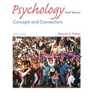 Psychology Concepts and Connections (Brief Version with Study Guide, CD-ROM, and InfoTrac)