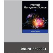 Student Solutions Manual for Winston/Albright's Practical Management Science, 5th Edition, [Instant Access], 2 terms (12 months)