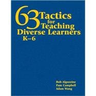 63 Tactics for Teaching Diverse Learners, K-6 book cover, ISBN 9781412942379