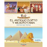 El antiguo Egipto y Mesopotamia / Ancient Egypt and Mesopotamia Libro infantil con juegos y actividades extra | Únete a Carmen, Marco y el abuelo, y descubre la historia explicada como si fuera un cuento para niños y niñas.