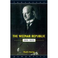 The Weimar Republic 1919-1933