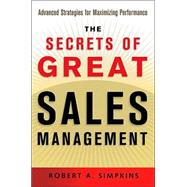 The Secrets of Great Sales Management
