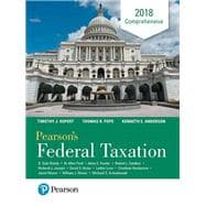 Pearson's Federal Taxation 2018 Comprehensive