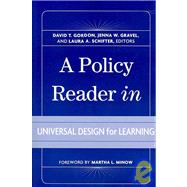 A Policy Reader in Universal Design for Learning