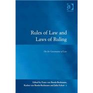 Rules of Law and Laws of Ruling: On the Governance of Law