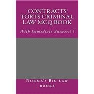 Contracts Torts Criminal Law Mcq Book