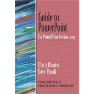 Guide to PowerPoint, Version 2003 (Guide to Business Communication Series)