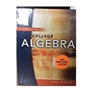 College Algebra Textbook and Software Bundle
