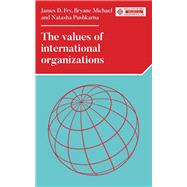 The values of international organizations