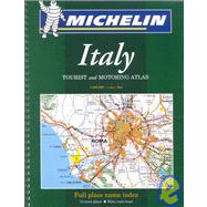 Michelin Italy Tourist and Motoring Atlas