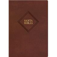 RVR 1960 Biblia letra supergigante edición 2023, marrón piel fabricada con índice