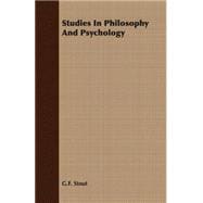 Studies in Philosophy and Psychology