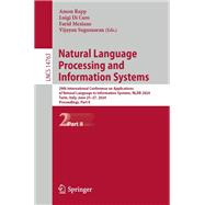 Natural Language Processing and Information Systems