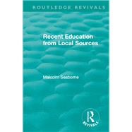 Recent Education from Local Sources