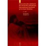 Internationales Jahrbuch Des Deutschen Idealismus / International Yearbook of German Idealism