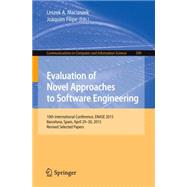 Evaluation of Novel Approaches to Software Engineering