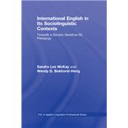 International English in Its Sociolinguistic Contexts