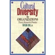 Cultural Diversity in Organizations Theory, Research & Practice
