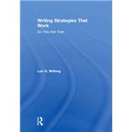 Writing Strategies That Work