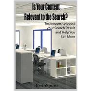 Is Your Content Relevant to the Search?