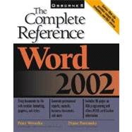 Word 2002 : The Complete Reference