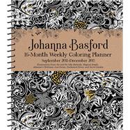 Johanna Basford 2018-2019 16-Month Coloring Weekly Planner Calendar