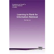 Learning to Rank for Information Retrieval