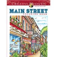 Creative Haven Main Street Coloring Book