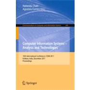 Computer Information Systems: Analysis and Technologies: 10th International Conference, CISIM 2011 Kolkata, India, December 14-16, 2011 Proceedings