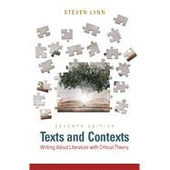 Texts and Contexts Writing About Literature with Critical Theory Plus MyLab Literature -- Access Card Package,9780134272450