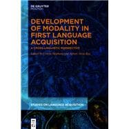 Development of Modality in First Language Acquisition