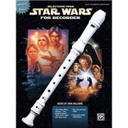 Selections from Star Wars for Recorder Book Only