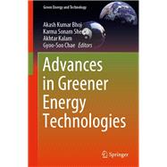 Advances in Greener Energy Technologies