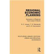 Regional Economic Planning: Generation of Regional Input-output Analysis