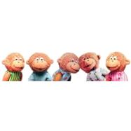 Five Little Monkeys Finger Puppet Playset