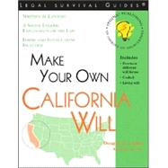 Make Your Own California Will