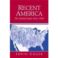 Recent America The United States Since 1945,9780130212467