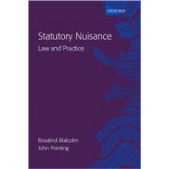 Statutory Nuisance Law and Practice