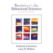 Statistics for the Behavioral Sciences (with InfoTrac)