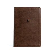 CSB Personal Size Giant Print Bible, Brown LeatherTouch