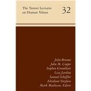 The Tanner Lectures on Human Values 2013,9781607812487