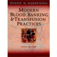 Modern Blood Banking And Transfusion Practices