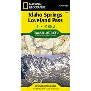 National Geographic Trails Illustrated Topographic Map Idaho Springs / Loveland Pass
