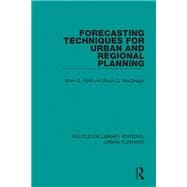 Forecasting Techniques for Urban and Regional Planning