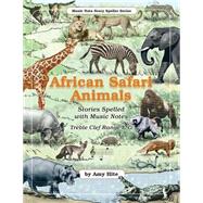 African Safari Animals Treble Clef Notes